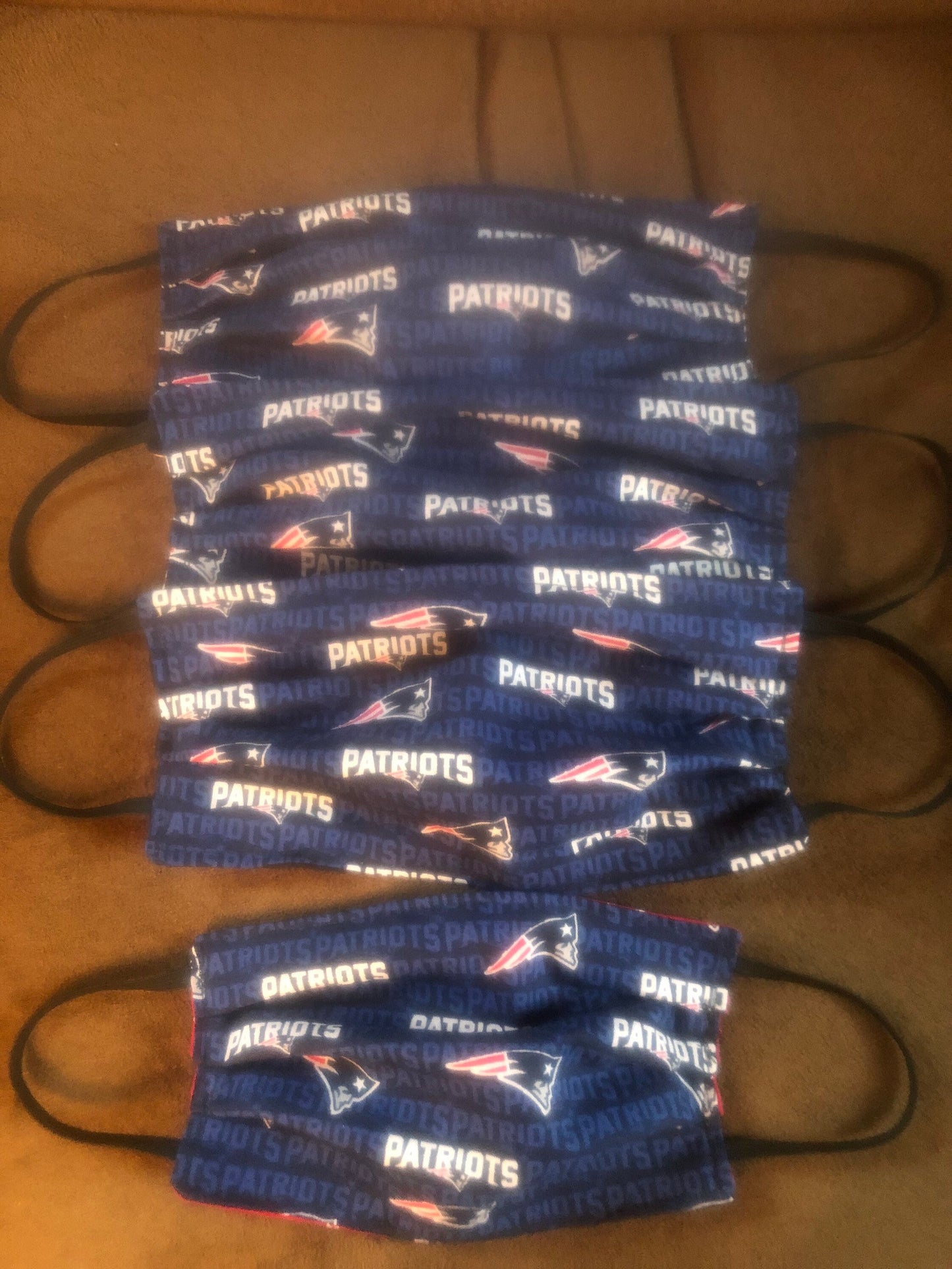 4 patriots masks. 3 adult and 1 child size