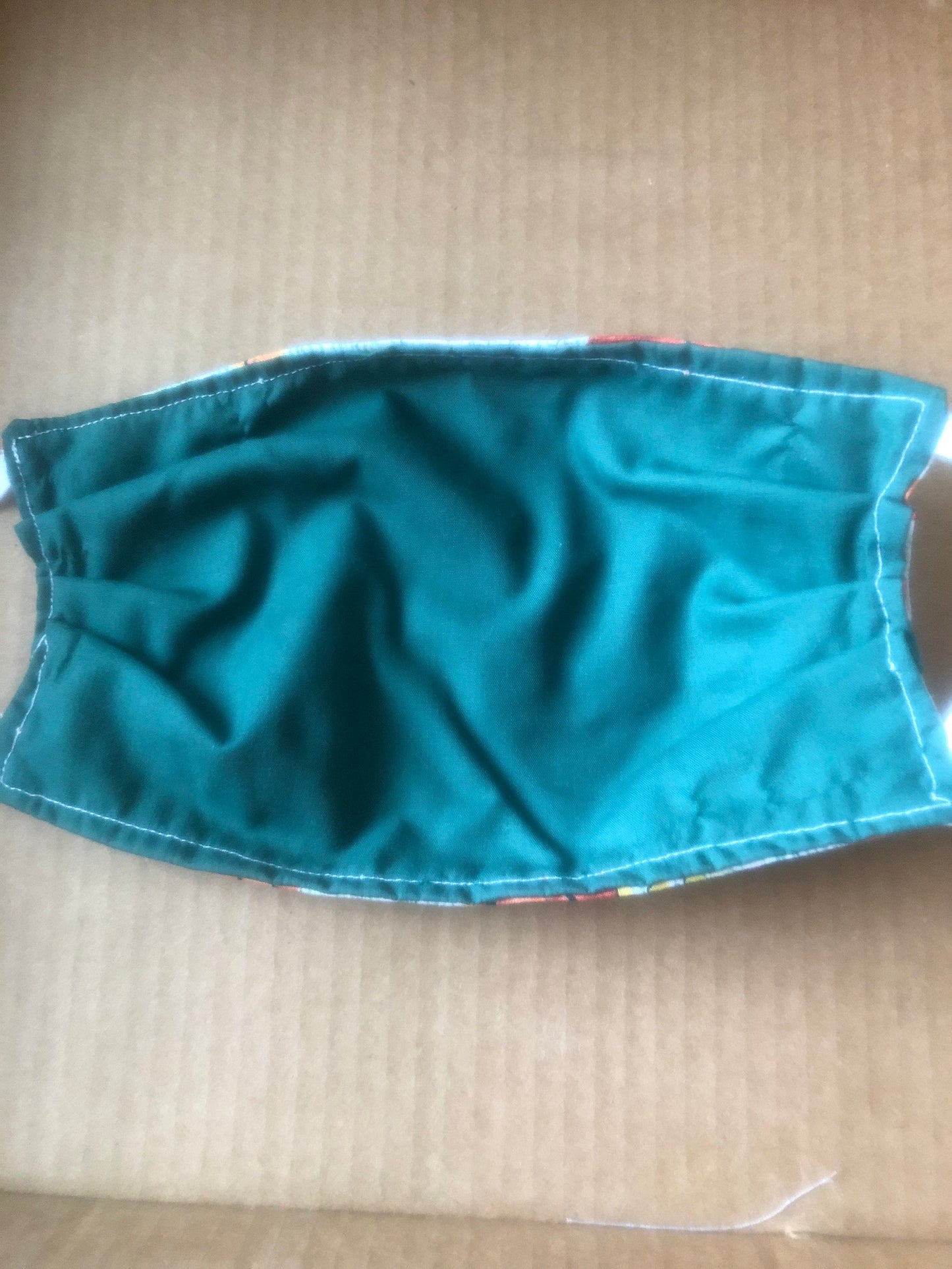 Basketball print face mask