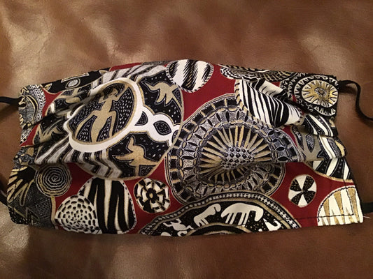 African print face mask