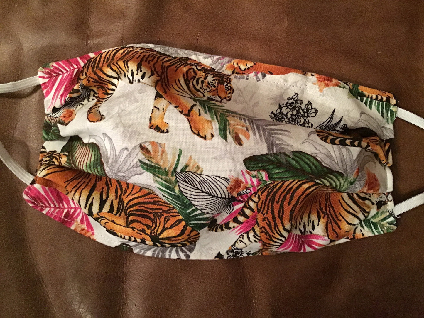 Tiger handmade face mask